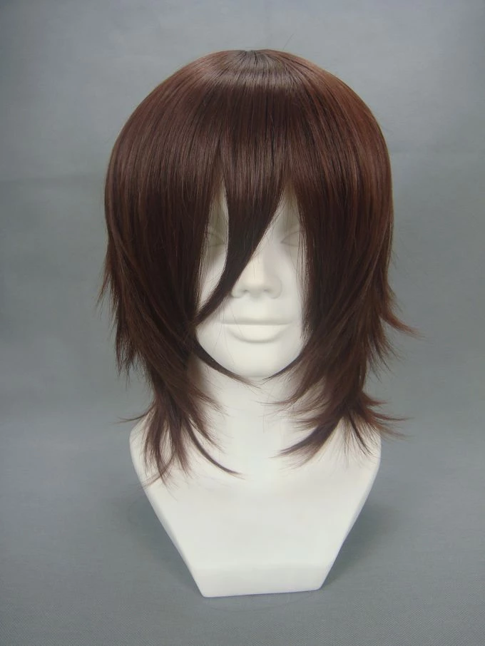 Brown 32cm Neon Genesis Evangelion Ikari Yui Cosplay Wig 4 Brown 32cm Neon Genesis Evangelion Ikari Yui Cosplay Wig - Image 2