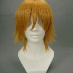 Golden 32cm Black Butler Kuroshitsuji Ronald Knox Nylon Cosplay Wig