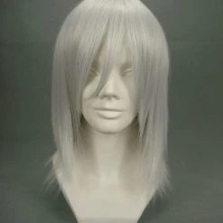 White 40cm Final Fantasy Kadaj Cosplay Wig -Cosplay Shopper Store image 1 177 3 1