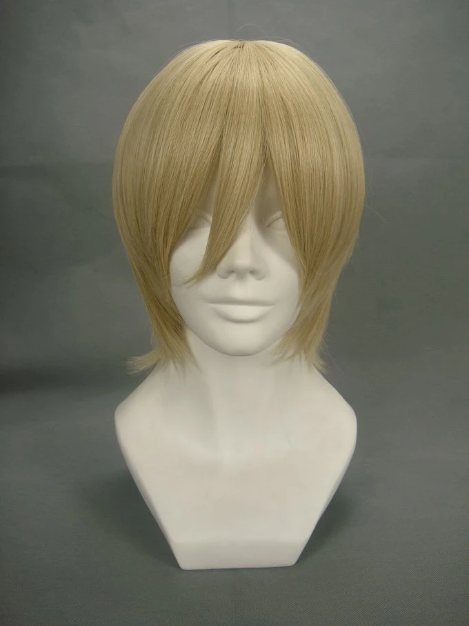 Light Gold 32cm Axis Powers Hetalia Ukraine Cosplay Wig 4 Light Gold 32cm Axis Powers Hetalia Ukraine Cosplay Wig - Image 2