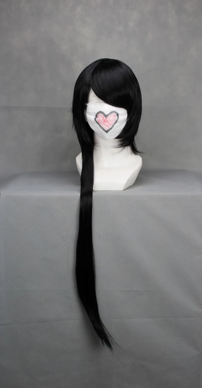 Black 100cm Axis Powers Hetalia China Wang Yao Cosplay Wig 4 Black 100cm Axis Powers Hetalia China Wang Yao Cosplay Wig - Image 2