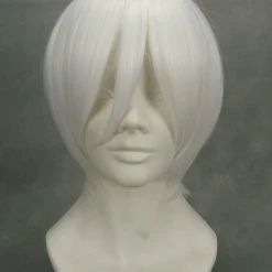 White 32cm Bleach Ichimaru Gin Cosplay Wig -Cosplay Shopper Store image 1 212 2 3 1
