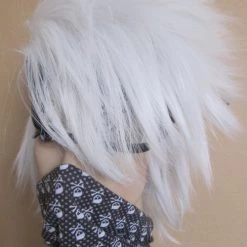 Gray 35cm Naruto Hatake Kakashi Cosplay Wig -Cosplay Shopper Store image 201a 1 4 1