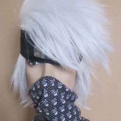 Gray 35cm Naruto Hatake Kakashi Cosplay Wig -Cosplay Shopper Store image 201a 2 4 1