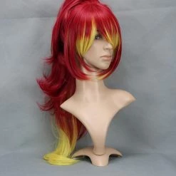 Red Yellow 75cm Ao No ExorcistAo Shura Kirigakure Cosplay Wig -Cosplay Shopper Store image 224a 5 4 1