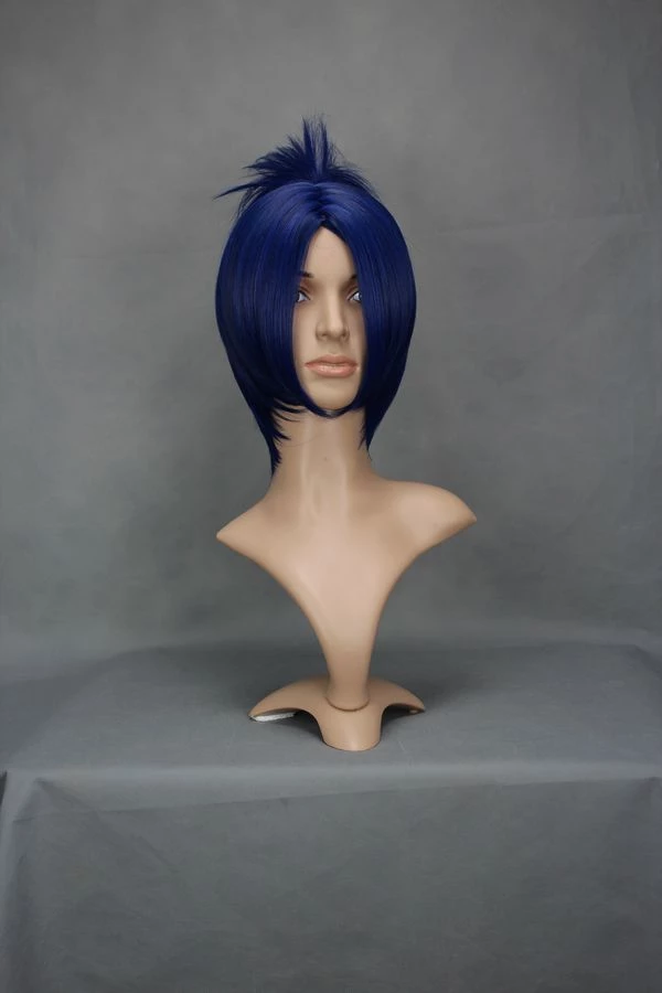 Dark Blue 32cm Katekyo Hitman Reborn Rokudo Mukuro Cosplay Wig 4 Dark Blue 32cm Katekyo Hitman Reborn Rokudo Mukuro Cosplay Wig - Image 2