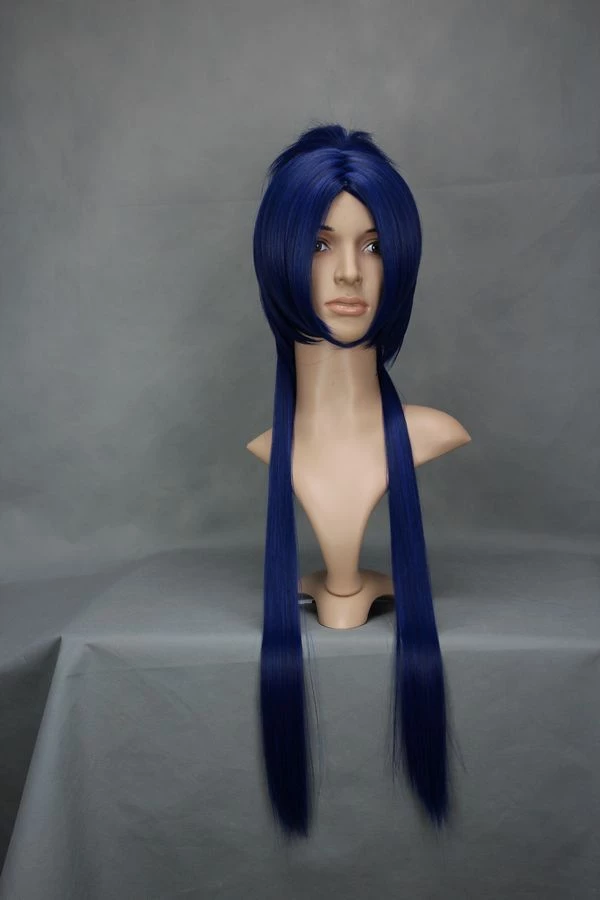 Dark Blue 55cm Katekyo Hitman Reborn Rokudo Mukuro Cosplay Wig 4 Dark Blue 55cm Katekyo Hitman Reborn Rokudo Mukuro Cosplay Wig - Image 2
