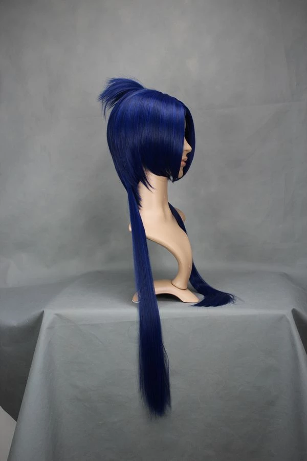 Dark Blue 55cm Katekyo Hitman Reborn Rokudo Mukuro Cosplay Wig 5 Dark Blue 55cm Katekyo Hitman Reborn Rokudo Mukuro Cosplay Wig - Image 3