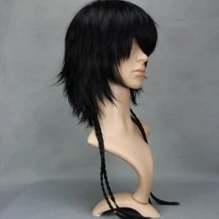 60cm Black Katekyo Hitman Reborn! Rambo Cosplay Wig -Cosplay Shopper Store image 249a 4 4 1