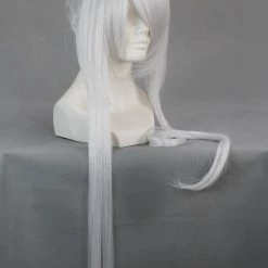 Silver 90cm Kung Fu Panda Lord Shen Cosplay Wig -Cosplay Shopper Store image 2 135 3 1