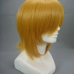 32cm Golden Starry Sky Miyaji Ryunosuke Nylon Cosplay Wig -Cosplay Shopper Store image 2 168 1 3 1