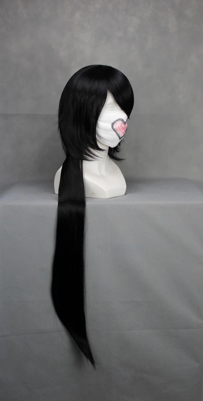 Black 100cm Axis Powers Hetalia China Wang Yao Cosplay Wig 5 Black 100cm Axis Powers Hetalia China Wang Yao Cosplay Wig - Image 3