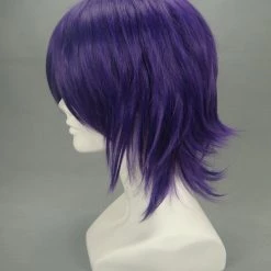 Purple 32cm Gintama Takasugi Shinsuke Nylon Cosplay Wig 10 Purple 32cm Gintama Takasugi Shinsuke Nylon Cosplay Wig -Cosplay Shopper Store image 2 208 2 3 1