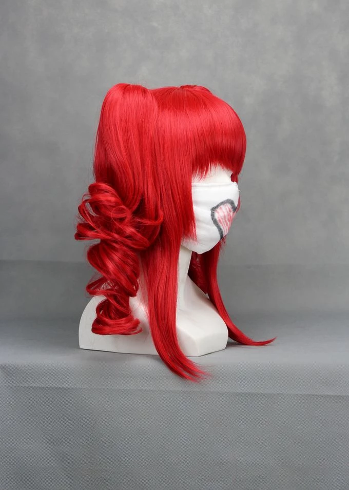 Red 40cm Vocaloid Teto Cosplay Wig 5 Red 40cm Vocaloid Teto Cosplay Wig - Image 3