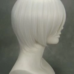 White 32cm Bleach Ichimaru Gin Cosplay Wig -Cosplay Shopper Store image 2 212 2 3 1