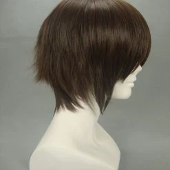 Dark Brown 30cm DuRaRaRa Shinra Kishitani Cosplay Wig -Cosplay Shopper Store image 2 22 4 1