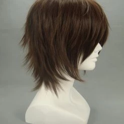Dark Brown 32cm Chobits Motosuwa Hideki Cosplay Wig -Cosplay Shopper Store image 2 51 4 1