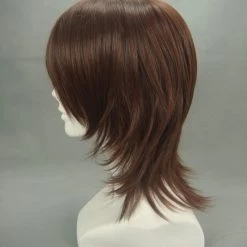 Brown 32cm Shakugan No Shana Ogata Matake Cosplay Wig -Cosplay Shopper Store image 3 112 4 1