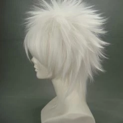 White 32cm Bleach Kurosaki Ichigo Nylon Cosplay Wig 10 White 32cm Bleach Kurosaki Ichigo Nylon Cosplay Wig -Cosplay Shopper Store image 3 131 3 1