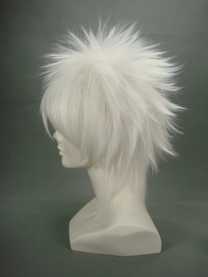 White 32cm Bleach Kurosaki Ichigo Nylon Cosplay Wig 6 White 32cm Bleach Kurosaki Ichigo Nylon Cosplay Wig - Image 4