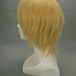 Light Gold 32cm Bleach Urahara Kisuke Cosplay Wig -Cosplay Shopper Store image 3 134 4 1