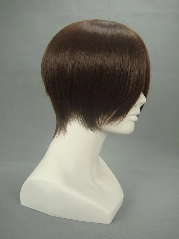 Dark Brown 30cm Gintama Shimura Shinpachi Cosplay Wig 5 Dark Brown 30cm Gintama Shimura Shinpachi Cosplay Wig - Image 3