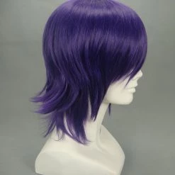 Purple 32cm Gintama Takasugi Shinsuke Nylon Cosplay Wig 9 Purple 32cm Gintama Takasugi Shinsuke Nylon Cosplay Wig -Cosplay Shopper Store image 3 192 1 3 1