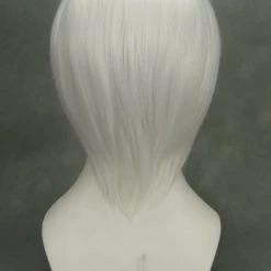 White 32cm Bleach Ichimaru Gin Cosplay Wig -Cosplay Shopper Store image 3 196 2 3 1
