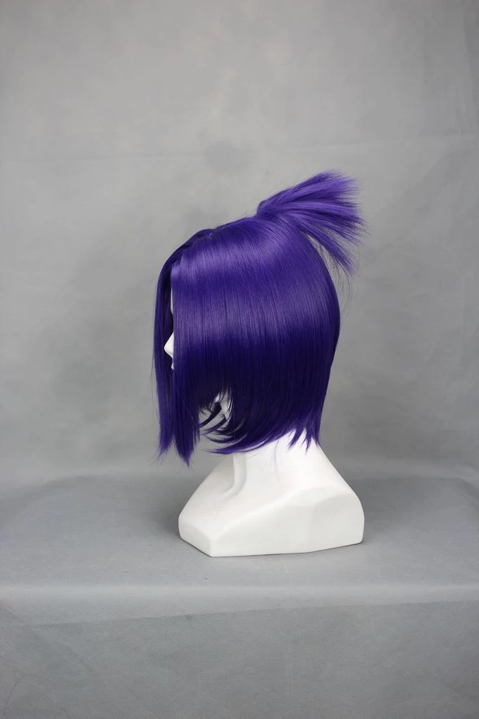 Blue Purple 32cm Katekyo Hitman Reborn Chrome Dokuro Cosplay Wig 6 Blue Purple 32cm Katekyo Hitman Reborn Chrome Dokuro Cosplay Wig - Image 4