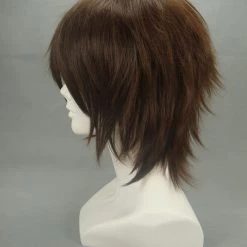 Dark Brown 32cm Chobits Motosuwa Hideki Cosplay Wig -Cosplay Shopper Store image 3 40 4 1