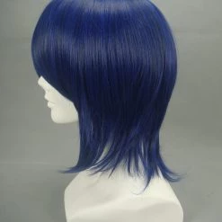 Deep Blue 35cm Sailor Moon Sailor Mercury Mizuno Ami Cosplay Wig -Cosplay Shopper Store image 3 42 4 1