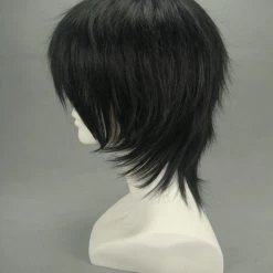 Black 32cm One Piece Monkey D. Luffy Nylon Cosplay Wig -Cosplay Shopper Store image 3 54 3 1