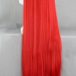 Red 80cm Fairy Tail Erza Scarlet Nylon Cosplay Wig -Cosplay Shopper Store image 3 55 3 1