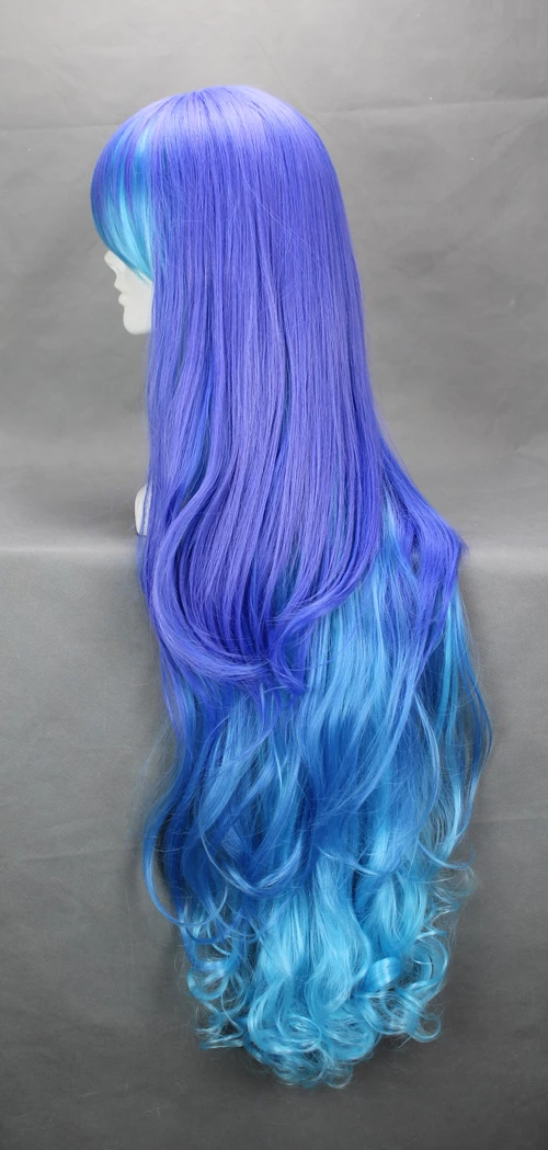 Purple And Blue 90cm Vocaloid Anti The Holic Luka Cosplay Wig 6 Purple And Blue 90cm Vocaloid Anti The Holic Luka Cosplay Wig - Image 4