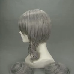 Silver 35cm Vocaloid High-temperature Resistance Fibre Cosplay Wig -Cosplay Shopper Store image 3 67 5 1