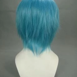 Light Blue 32cm Puella Magi Madoka Magica Miki Sayaka Cosplay Wig 11 Light Blue 32cm Puella Magi Madoka Magica Miki Sayaka Cosplay Wig -Cosplay Shopper Store image 4 112 3 1