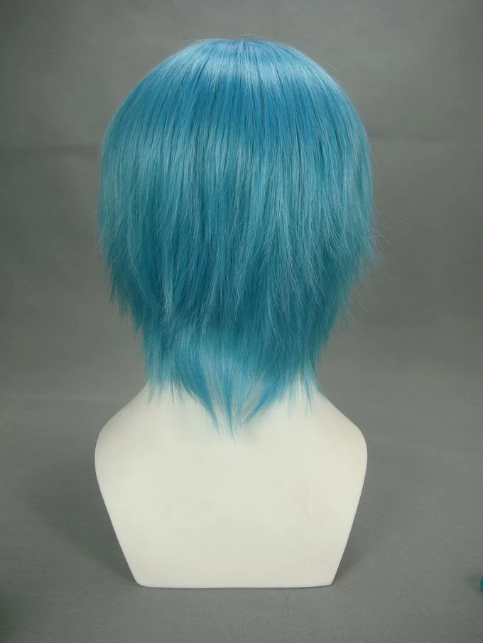 Light Blue 32cm Puella Magi Madoka Magica Miki Sayaka Cosplay Wig 7 Light Blue 32cm Puella Magi Madoka Magica Miki Sayaka Cosplay Wig - Image 5