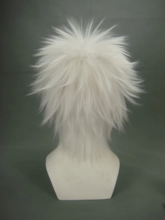 White 32cm Bleach Kurosaki Ichigo Nylon Cosplay Wig 7 White 32cm Bleach Kurosaki Ichigo Nylon Cosplay Wig - Image 5