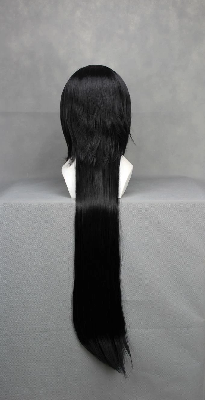 Black 100cm Axis Powers Hetalia China Wang Yao Cosplay Wig 7 Black 100cm Axis Powers Hetalia China Wang Yao Cosplay Wig - Image 5