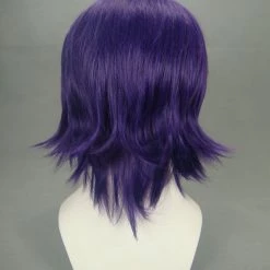 Purple 32cm Gintama Takasugi Shinsuke Nylon Cosplay Wig 11 Purple 32cm Gintama Takasugi Shinsuke Nylon Cosplay Wig -Cosplay Shopper Store image 4 186 3 1