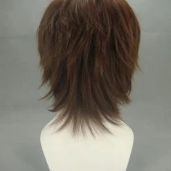 Dark Brown 32cm Chobits Motosuwa Hideki Cosplay Wig -Cosplay Shopper Store image 4 41 4 1