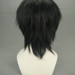 Black 32cm One Piece Monkey D. Luffy Nylon Cosplay Wig -Cosplay Shopper Store image 4 53 3 1