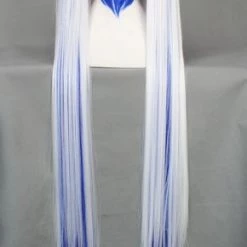 White And Blue 120cm Vocaloid Miku Cosplay Wig -Cosplay Shopper Store image 4 65 3 1
