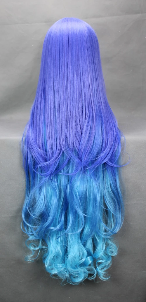 Purple And Blue 90cm Vocaloid Anti The Holic Luka Cosplay Wig 7 Purple And Blue 90cm Vocaloid Anti The Holic Luka Cosplay Wig - Image 5
