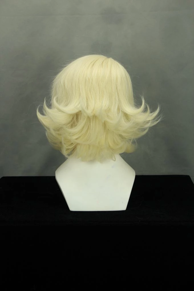Light Gold 32cm Tiger & Bunny Origami Cyclone Cosplay Wig 7 Light Gold 32cm Tiger & Bunny Origami Cyclone Cosplay Wig - Image 5