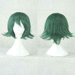 Dark Green 35cm Kill La Kill Uzu Sanageyama Cosplay Wig 5 Dark Green 35cm Kill La Kill Uzu Sanageyama Cosplay Wig - Image 3