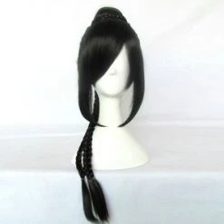 Black 75cm Final Fantasy 10 FF 10 Lulu Nylon Cosplay Wig -Cosplay Shopper Store image COS 49 01 4