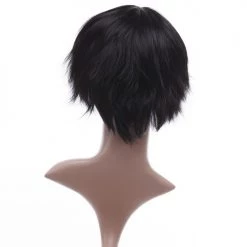 Black 30cm Naruto Rock Lee Cosplay Wig -Cosplay Shopper Store image black 30cm naruto rock lee cosplay wig03 5 1