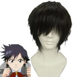 Black 32cm Bleach Arisawa Tatsuki Cosplay Wig