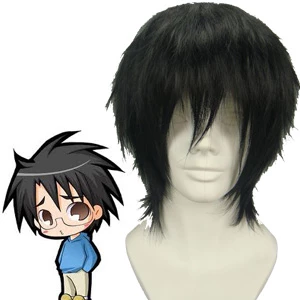 Black 32cm Rozen Maiden Sakurada Jun Nylon Cosplay Wig